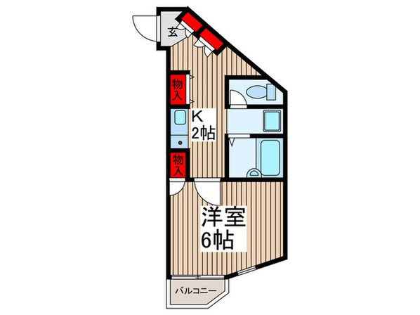 クレセントくすのき台の物件間取画像